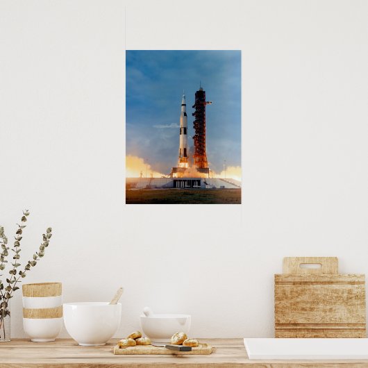 Apollo 10 Start Poster (Küche)