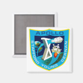 Apollo 10: Wieder zum Mond! Magnet (Vorderseite/Rückseite)