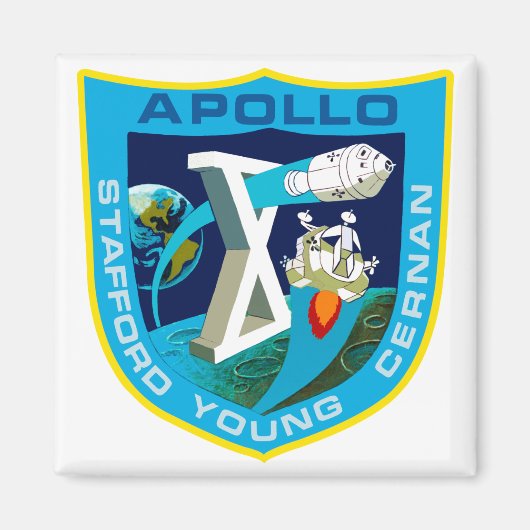 Apollo 10: Wieder zum Mond! Magnet (Vorne)