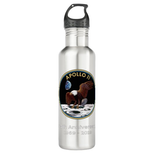 Apollo 11 50. Anniversary-2 Edelstahlflasche (Vorderseite)