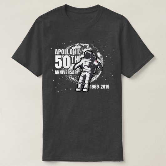 Apollo 11 50 Jahre Moon Landing Astronaut T-Shirt (Design vorne)
