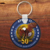 Apollo 11 50 Jahre Starfield Moon Eagle - Schlüsselanhänger (Vorderseite)