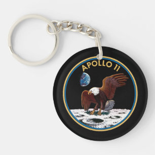 Apollo-11-Abzeichen Schlüsselanhänger