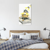 Apollo 11 Adlermodul ab Mond Leinwanddruck (Insitu (Schlafzimmer))