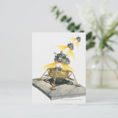 Apollo 11 Adlermodul ab Mond Postkarte (Stehend Vorderseite)