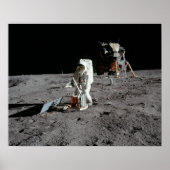 Apollo 11 Astronaut- und Mondmodul "Adler" Poster (Vorne)