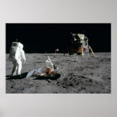 Apollo 11 Astronaut- und Mondmodul "Adler" Poster (Vorne)