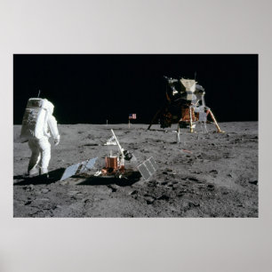 Apollo 11 Astronaut- und Mondmodul "Adler" Poster