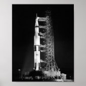 Apollo 11 auf der Startseite Poster (Vorne)