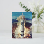 Apollo 11 Aufzug aus Postkarte (Stehend Vorderseite)