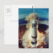 Apollo 11 Aufzug aus Postkarte (Vorne/Hinten)