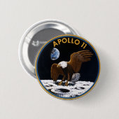 Apollo 11 button (Vorne & Hinten)
