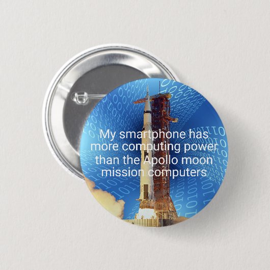 Apollo 11 Computing Power Button (Vorne & Hinten)