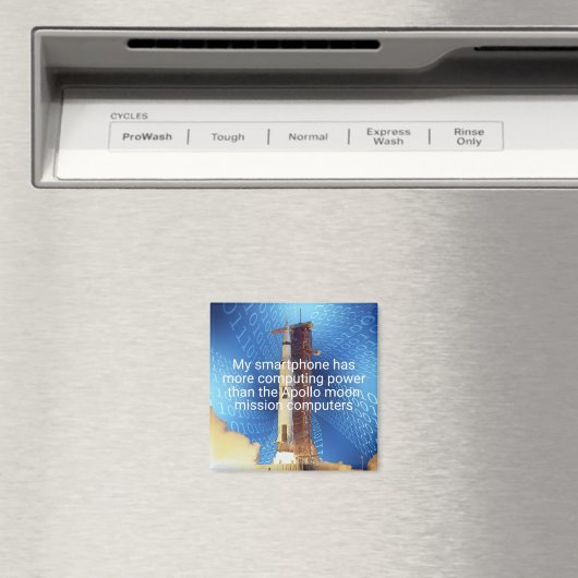 Apollo 11 Computing Power Magnet (In Situ (Geschirrspüler))