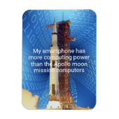 Apollo 11 Computing Power Magnet (Vertikal)