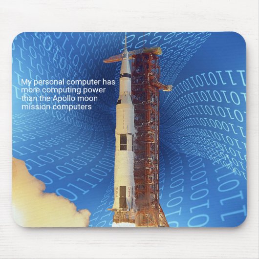Apollo 11 Computing Power Mousepad (Vorne)