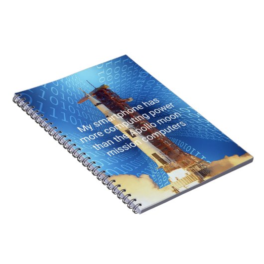 Apollo 11 Computing Power Notizblock (Rechte Seite)