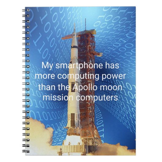 Apollo 11 Computing Power Notizblock (Vorderseite)