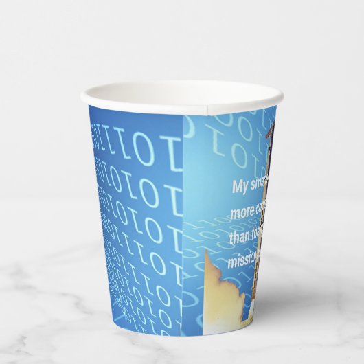 Apollo 11 Computing Power Pappbecher (Rechts)