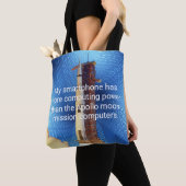 Apollo 11 Computing Power Tasche (Von Nahem)