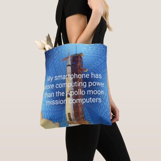 Apollo 11 Computing Power Tasche (Von Nahem)