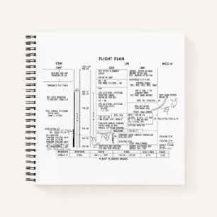 Apollo 11 Flugplan Notizbuch
