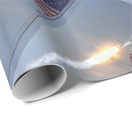 Apollo 11 geschenkpapier (Rolleneckpunkt)