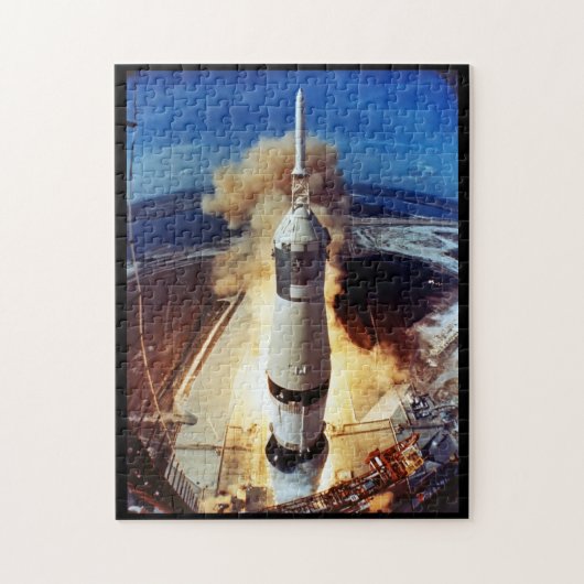 Apollo 11 hebt weg puzzle (Vertikal)