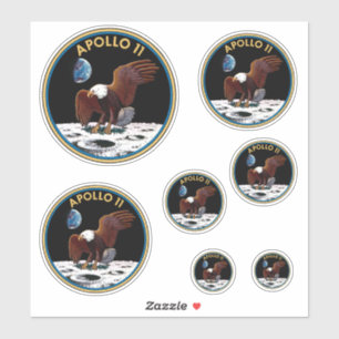 Apollo 11 Insigna Sticker Pack
