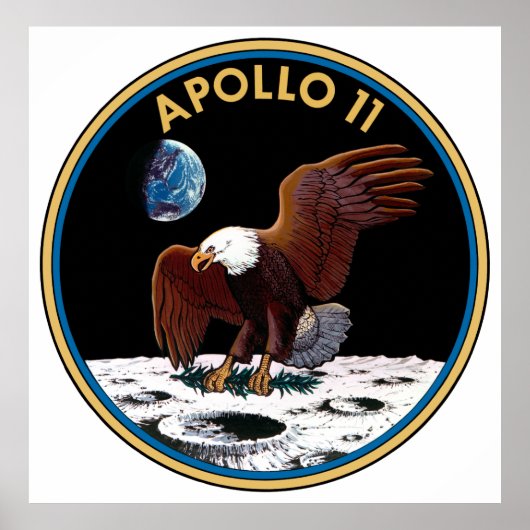 Apollo 11 insignia poster (Vorne)
