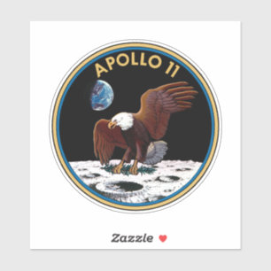 Apollo 11-Insignien Aufkleber