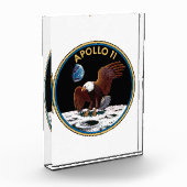 Apollo 11-Insignien Fotoblock (Links)