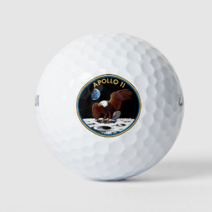 Apollo 11-Insignien Golfball