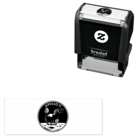 Apollo 11-Insignien Permastempel (Beispiel)