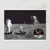 Apollo-11-Landeplatz Postkarte (Vorderseite)