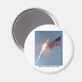 Apollo 11 Launch 16 Juli 1969 Magnet (Vorderseite/Rückseite)