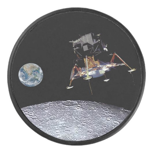 Apollo 11 Lunar Landing Eishockey Puck (Vorderseite)