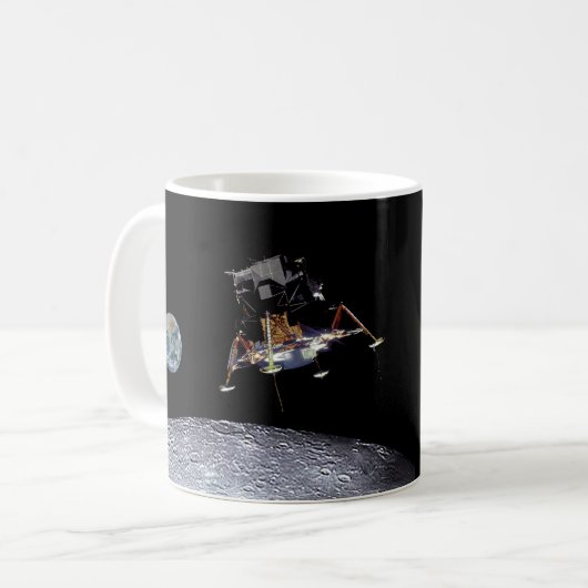 Apollo 11 Lunar Landing Kaffeetasse (Vorderseite Links)