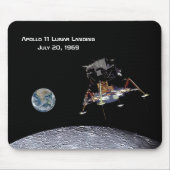 Apollo 11 Lunar Landing Mousepad (Vorne)
