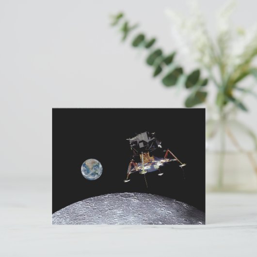 Apollo 11 Lunar Landing Postkarte (Stehend Vorderseite)