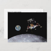 Apollo 11 Lunar Landing Postkarte (Vorne/Hinten)