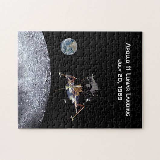 Apollo 11 Lunar Landing Puzzle (Horizontal)