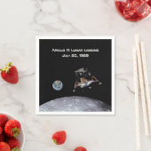 Apollo 11 Lunar Landing Serviette (Beispiel)