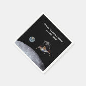 Apollo 11 Lunar Landing Serviette (Ecke)