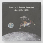 Apollo 11 Lunar Landing Steinuntersetzer (Vorderseite)