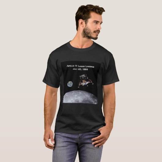 Apollo 11 Lunar Landing T-Shirt (Vorne ganz)