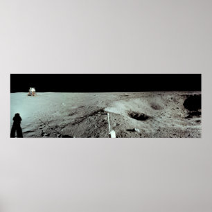 Apollo 11 Lunar Landungsort Poster