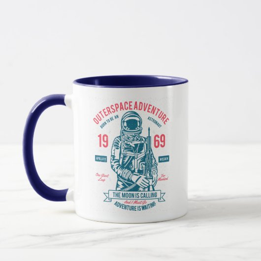 Apollo 11 Man on the Moon 1969 Tasse (Links)