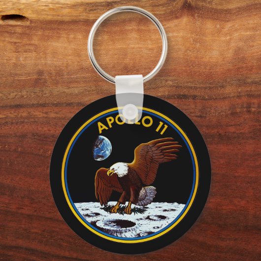 Apollo 11 Mission Patch Schlüsselanhänger (Vorderseite)