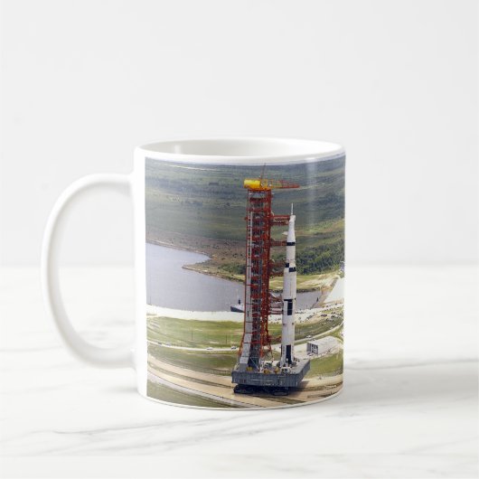 Apollo 11 Mission zum Mondjubiläum Kaffeetasse (Links)